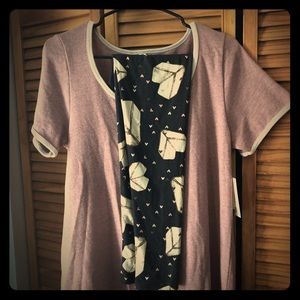 NWT S Classic T and OS leggings from LuLaRoe
